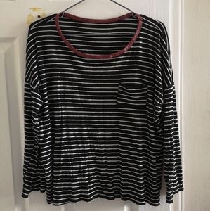 Long sleeve striped shirt
